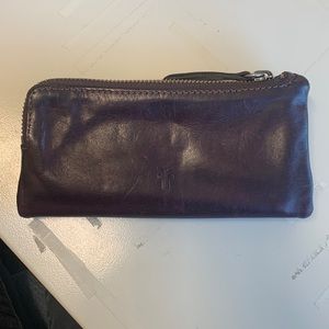 Plum/Brown Frye Amy Bifold Wallet
